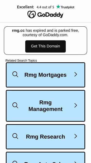 Screenshot of rmg.cc