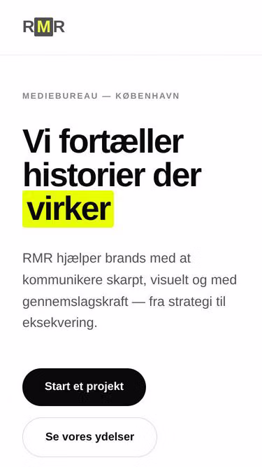 Screenshot of rmr.dk