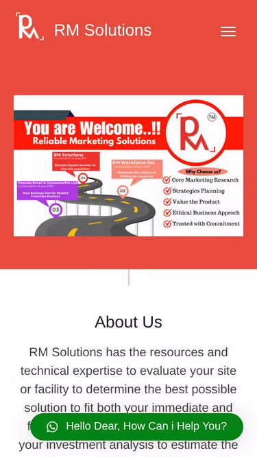 Screenshot of rmsolutions.business