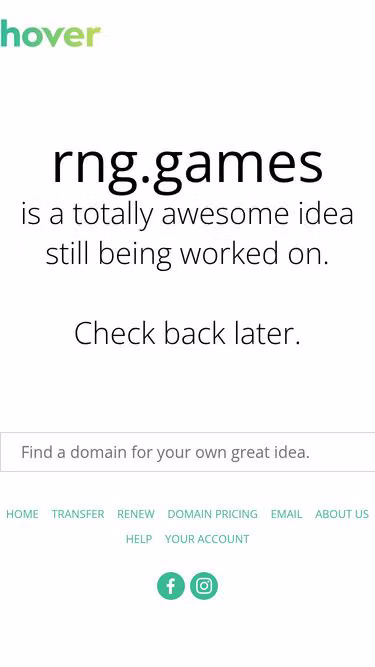 Screenshot of rng.games