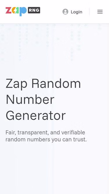 Screenshot of rng.org