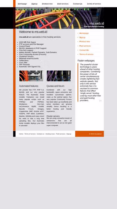Screenshot of rns.web.id