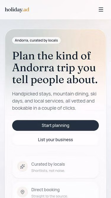 Screenshot of road.ad