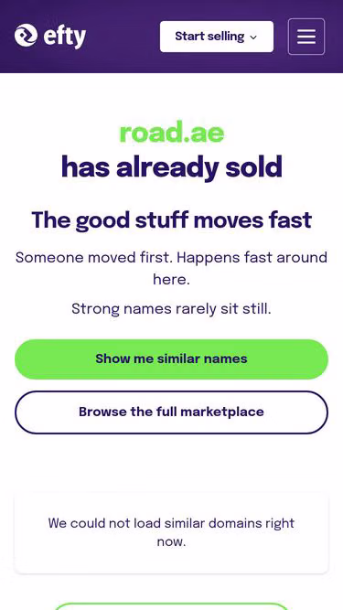 Screenshot of road.ae
