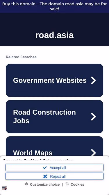 Screenshot of road.asia