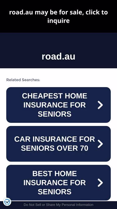 Screenshot of road.au