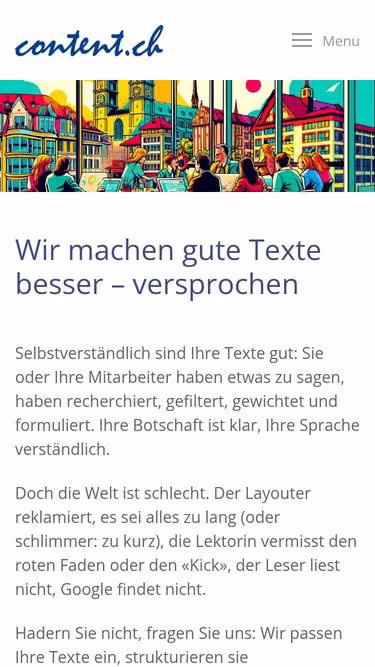 Screenshot of road.ch