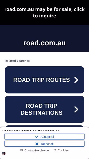 Screenshot of road.com.au