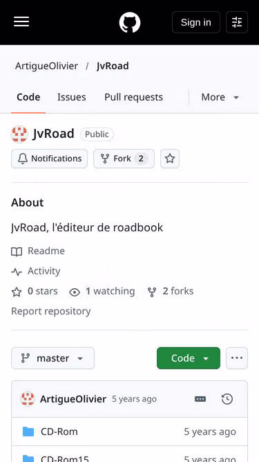 Screenshot of road.fr