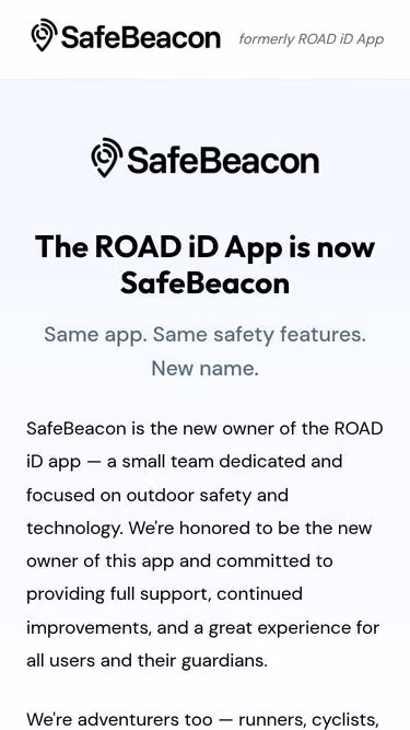 Screenshot of road.id