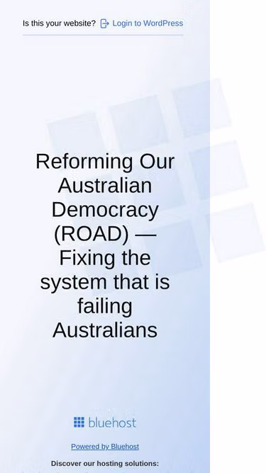 Screenshot of road.org.au