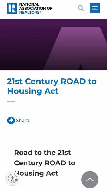 Screenshot of road.realtor