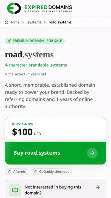Screenshot of road.systems