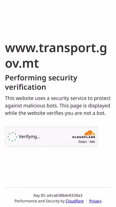 Screenshot of roadsafety.mt
