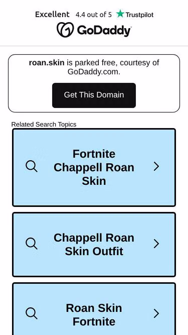 Screenshot of roan.skin