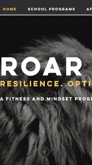 Screenshot of roar.org.au