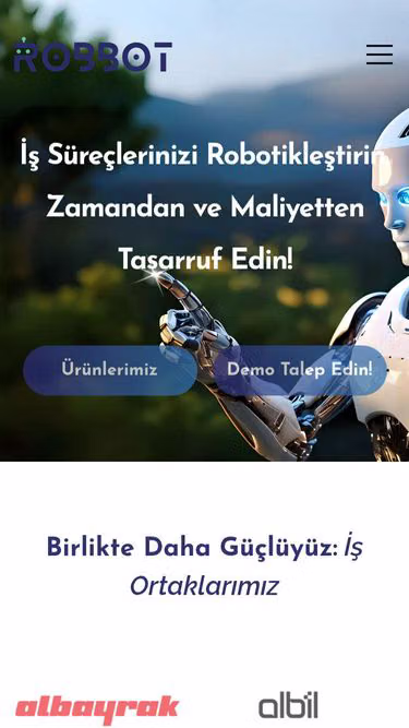 Screenshot of robbot.com.tr