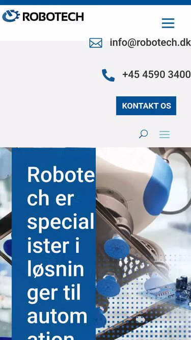 Screenshot of robotech.dk