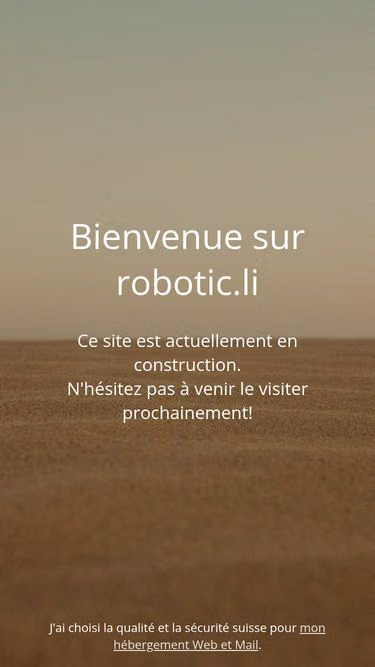 Screenshot of robotic.li