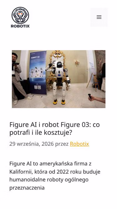 Screenshot of robotix.pl