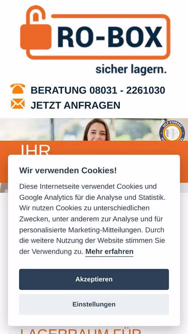 Screenshot of robox.de