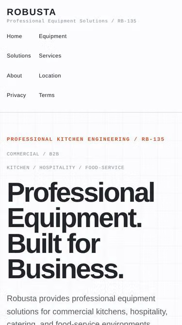 Screenshot of robusta.website