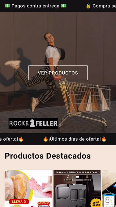 Screenshot of rockefeller.com.co