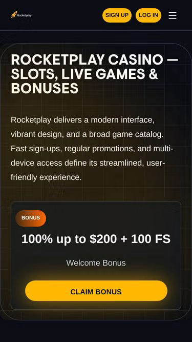 Screenshot of rocketplay.world