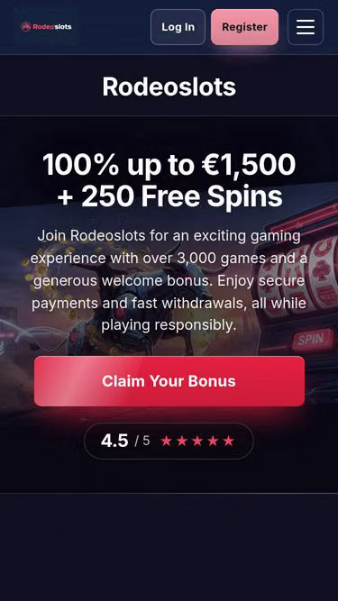 Screenshot of rodeoslots.boats