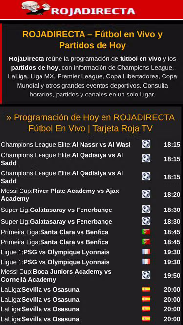 Screenshot of rojadirecta.forum