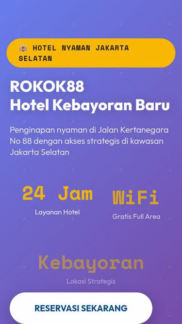 Screenshot of rokok88.io
