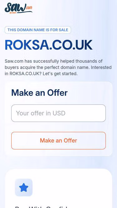 Screenshot of roksa.co.uk
