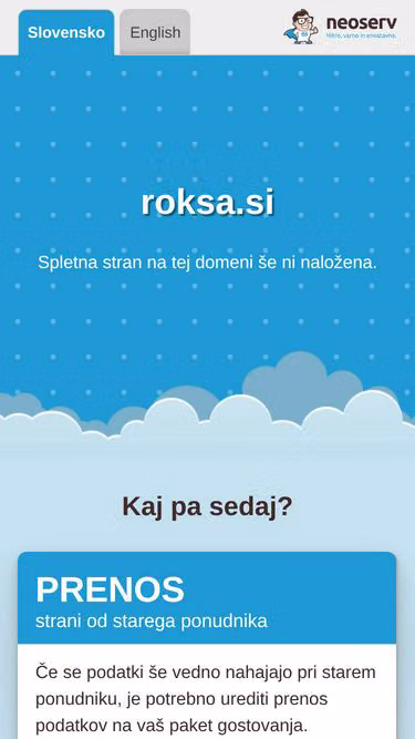 Screenshot of roksa.si