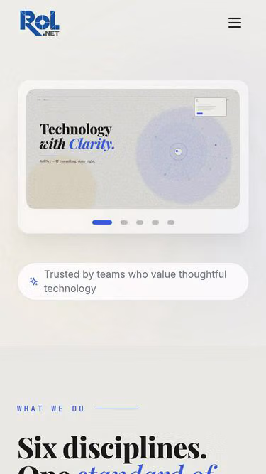 Screenshot of rol.net
