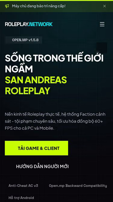 Screenshot of roleplay.network