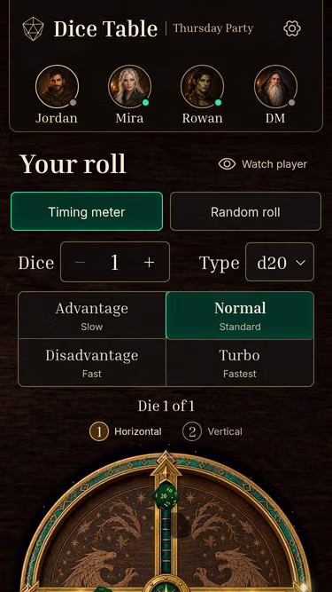 Screenshot of roll.faith