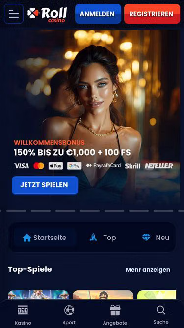 Screenshot of rollcasino.org