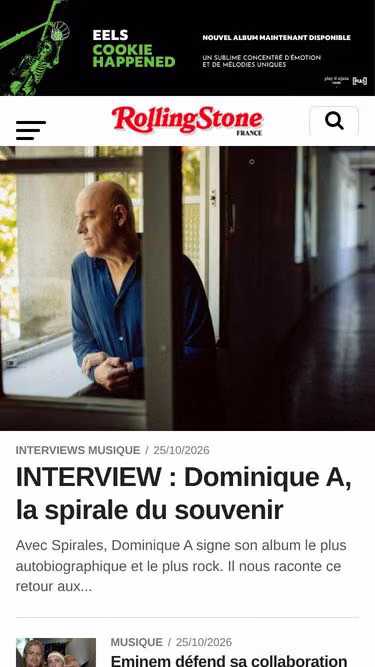 Screenshot of rollingstone.fr
