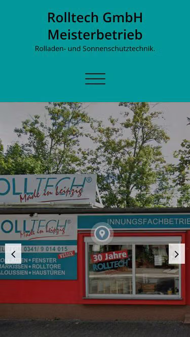 Screenshot of rolltech.de