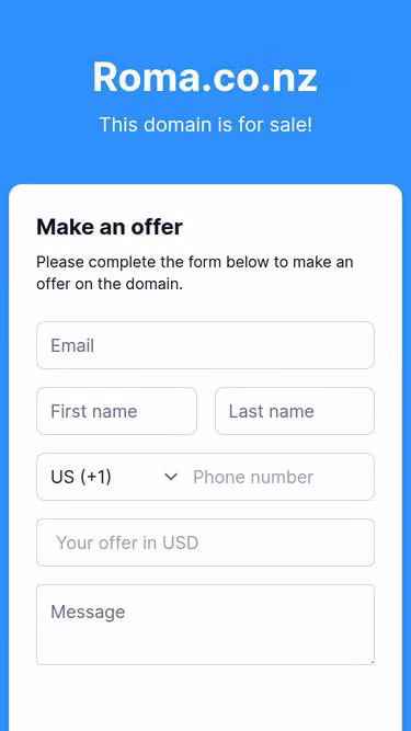 Screenshot of roma.co.nz