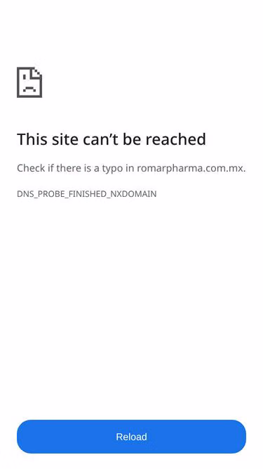 Screenshot of romart.mx
