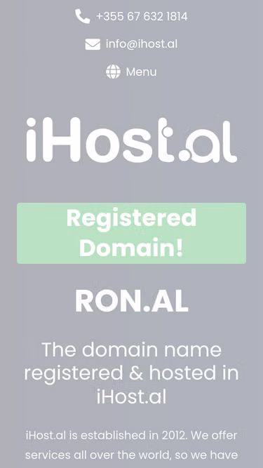 Screenshot of ron.al