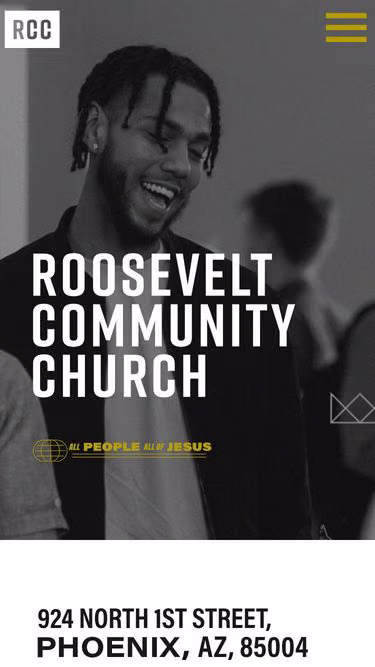 Screenshot of roosevelt.church