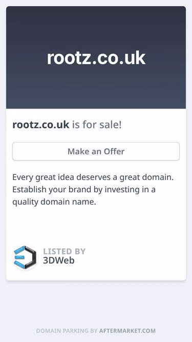 Screenshot of rootz.co.uk