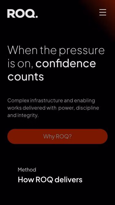 Screenshot of roq.ie