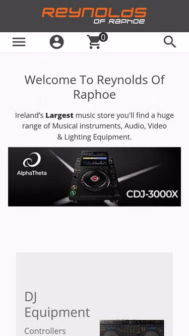 Screenshot of ror.ie