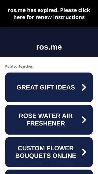 Screenshot of ros.me