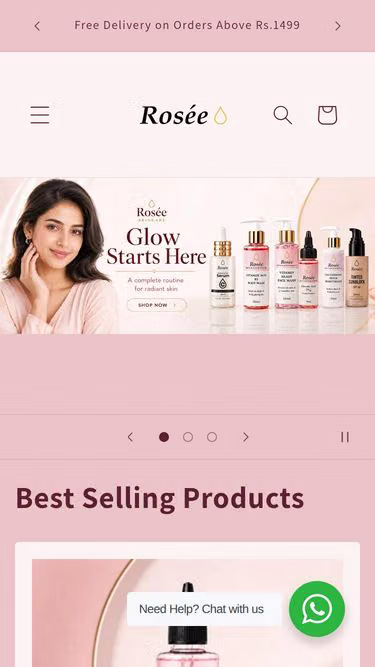 Screenshot of rosee.pk