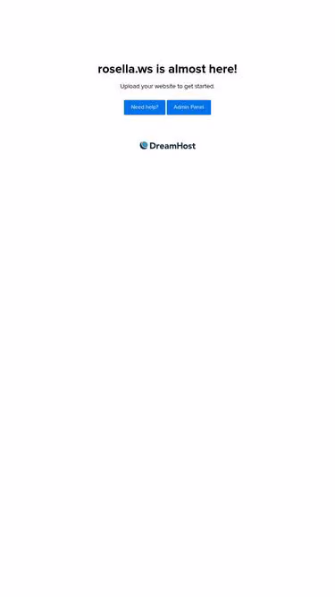 Screenshot of rosella.ws