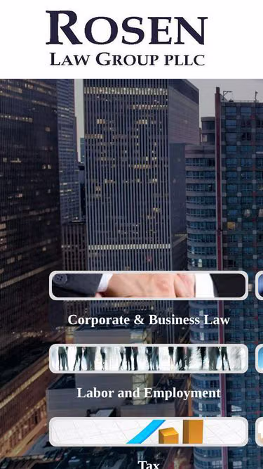 Screenshot of rosen.law